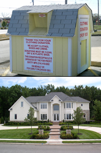 Box, Warehouse, and Home