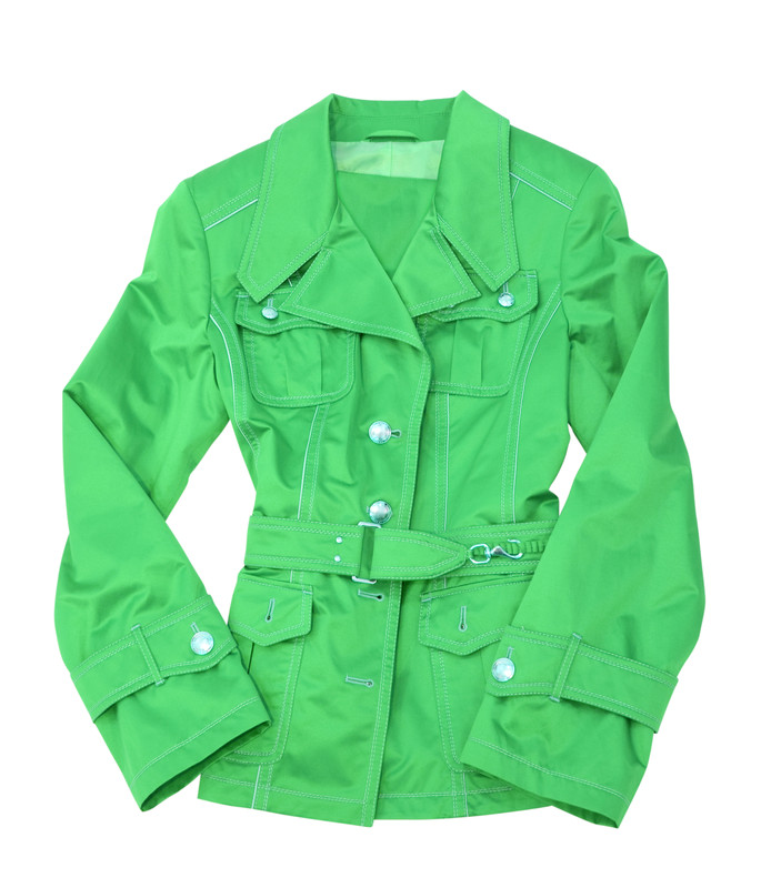 green jacket